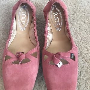Tod’s Pretty Pink Shoe size 6.5 ballet flat